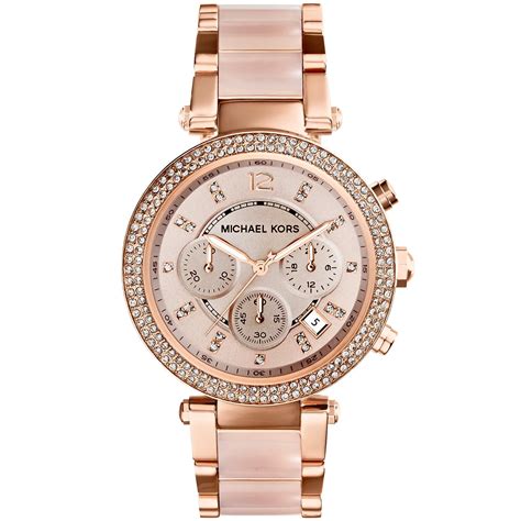 michael kors mk5896 parker round adult female watch|Michael Kors parker dial.